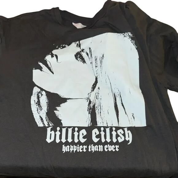 BILLIE EILISH Happier Than Ever Tour Tee, Size 20, Excellent preowned Condition - Picture 5 of 5